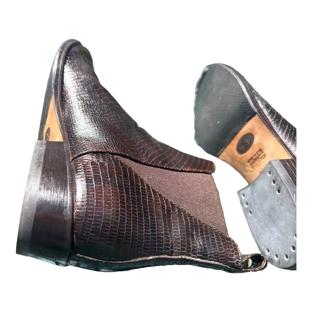 ▶️ Attilio Giusti Leombruni ◀️ AGL Italian Leather Boots - Picture 10 of 14